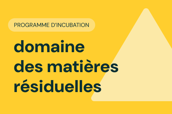 Programme - MATIÈRES RÉSIDUELLES