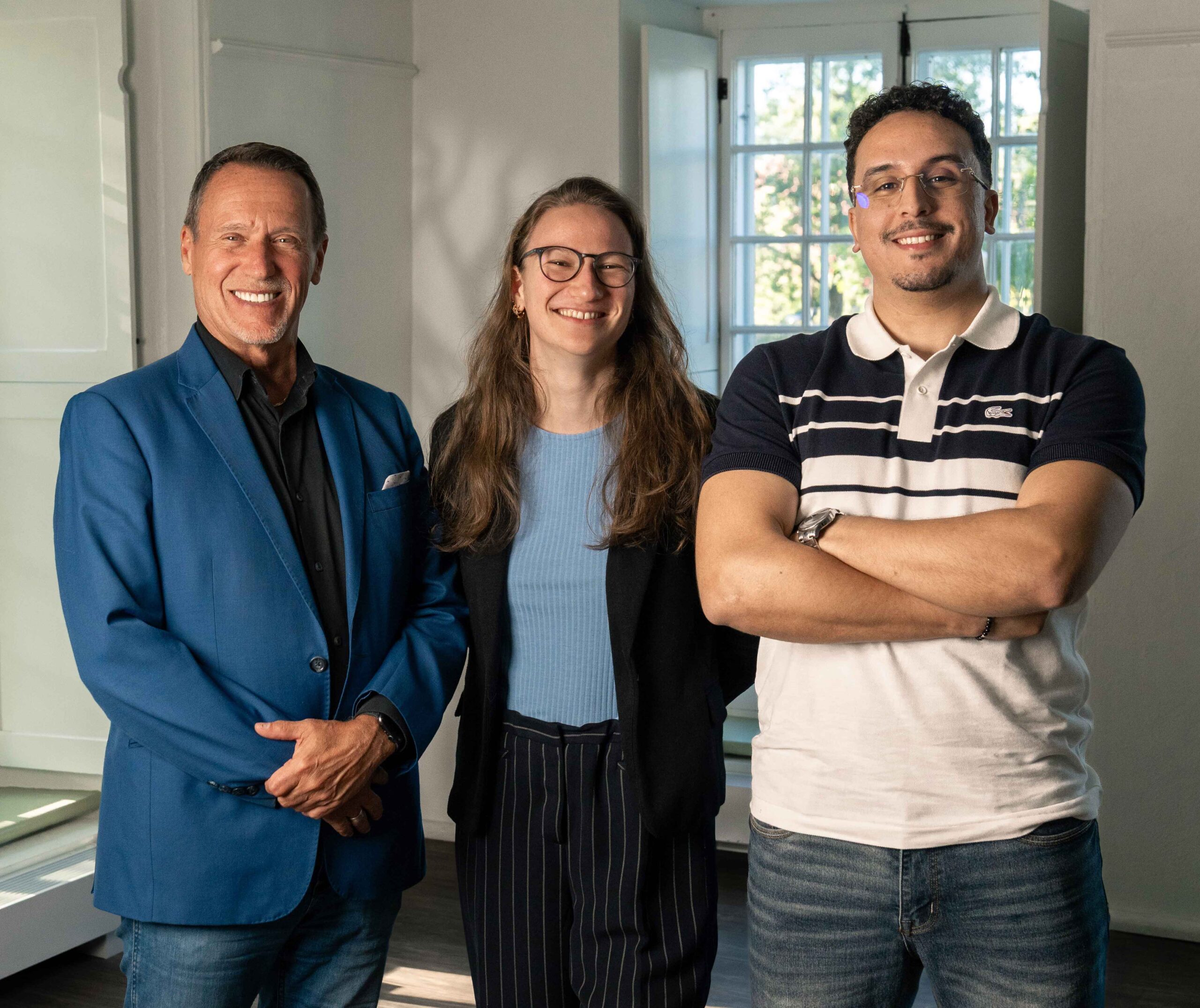 Richard Bériault, Amélie Juckler et Othmane Rhazza